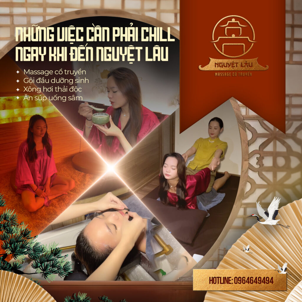 Massage Thư Giãn Quận 10 – Trải Nghiệm Đẳng Cấp Tại Nguyệt Lâu Phong Cách Trung Hoa