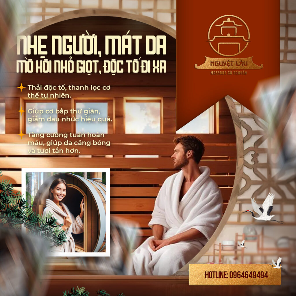 Lợi ích của xông hơi spa trước khi massage bạn nên biết