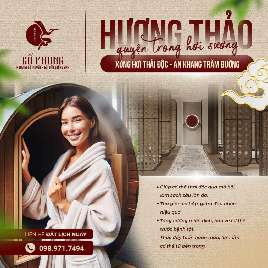 Review 12 địa chỉ Mát-xa xông hơi quận 1 cực phê TPHCM