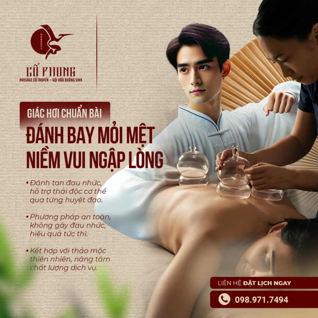 cạo gió giác hơi tại Quận 3