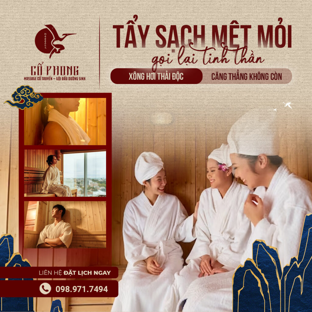 Lợi ích của xông hơi spa trước khi massage bạn nên biết