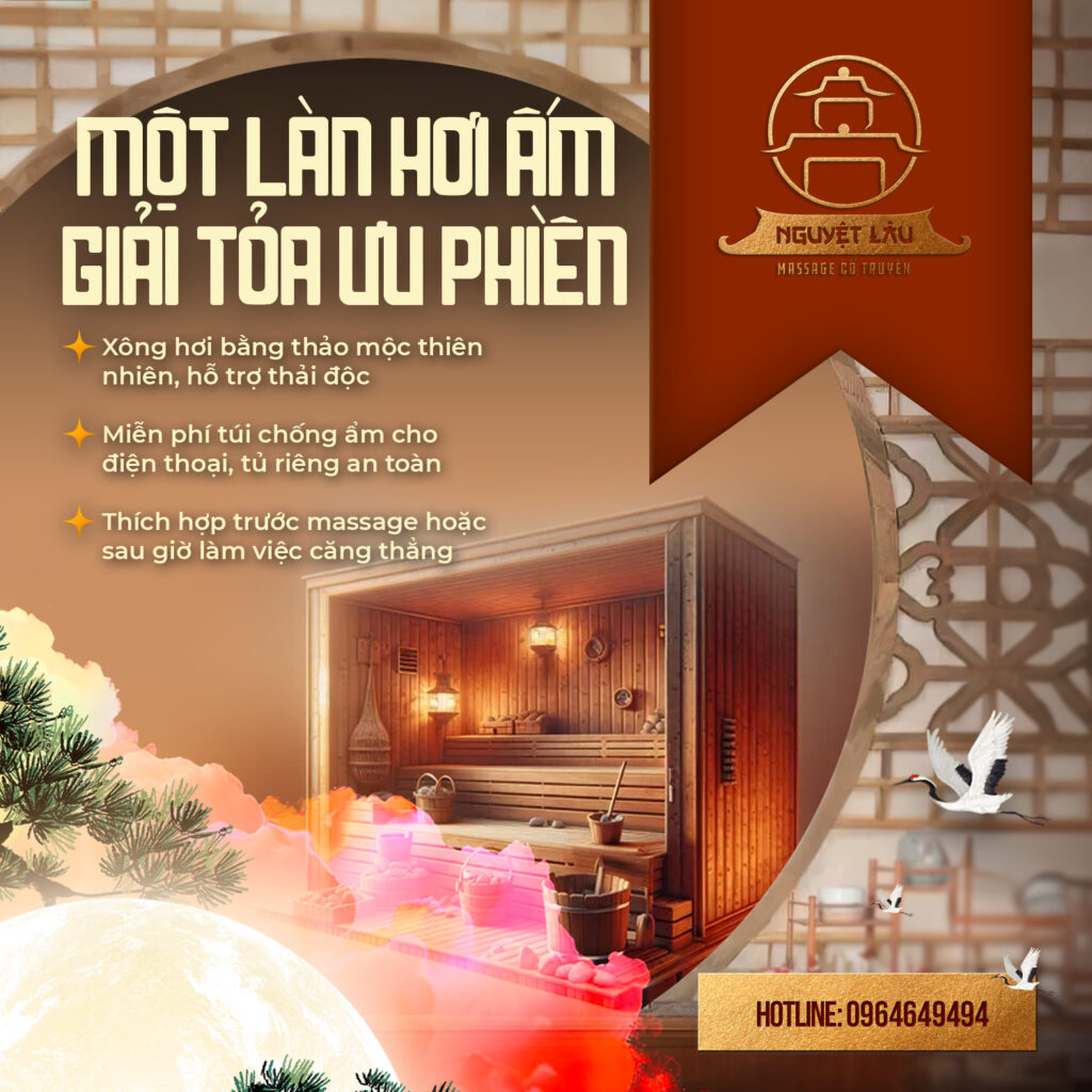 Review 12 địa chỉ Mát-xa xông hơi quận 1 cực phê TPHCM