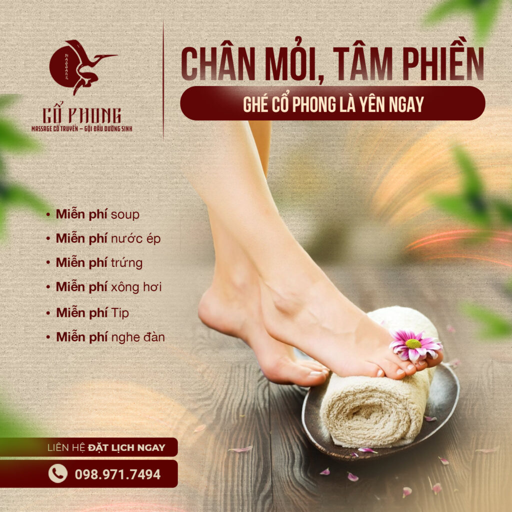 Top 8 địa chỉ massage foot quận 1 lành mạnh, hiệu quả, tin cậy