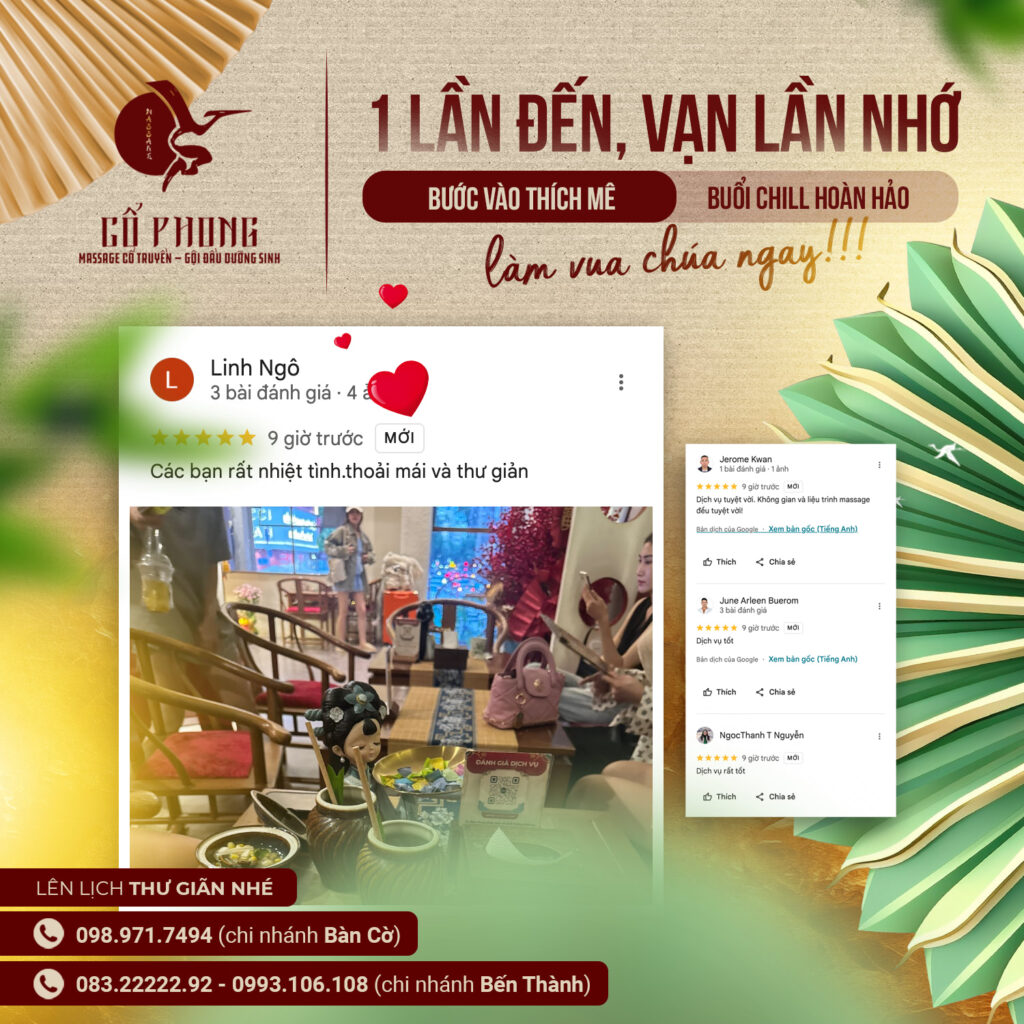 gội đầu dưỡng sinh - massage cổ phong quận 3