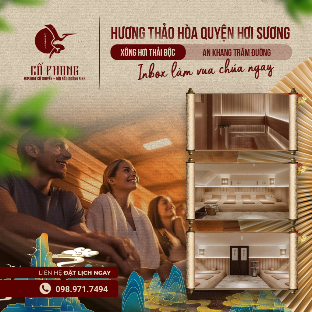 xông hơi massage thư giãn