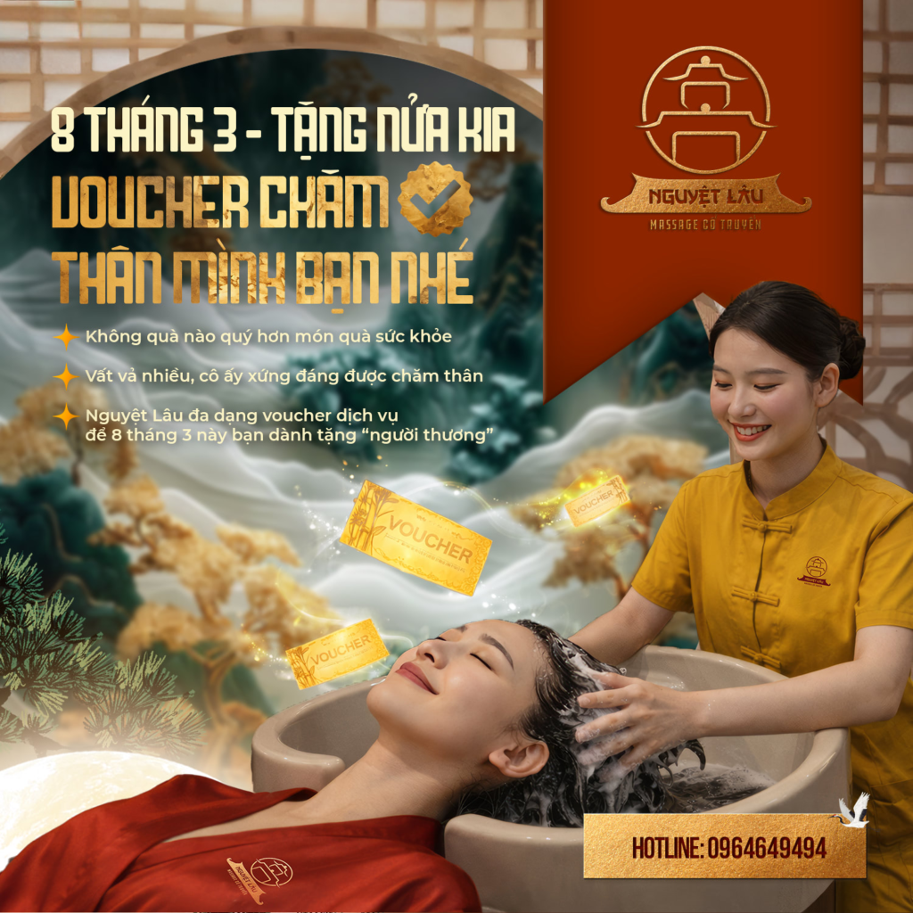 Gội đầu truyền thống