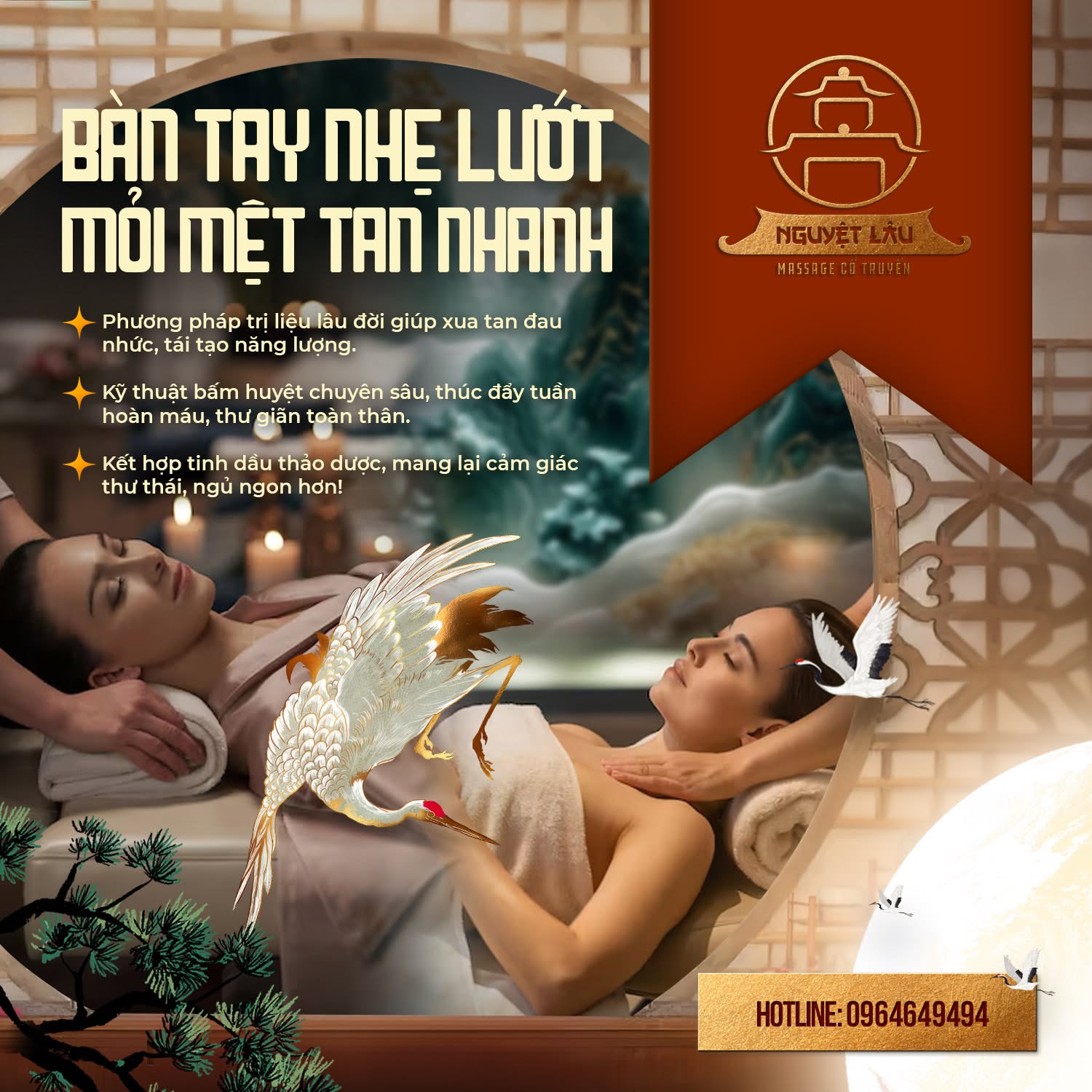 Massage Relax tại Nguyệt Lâu
