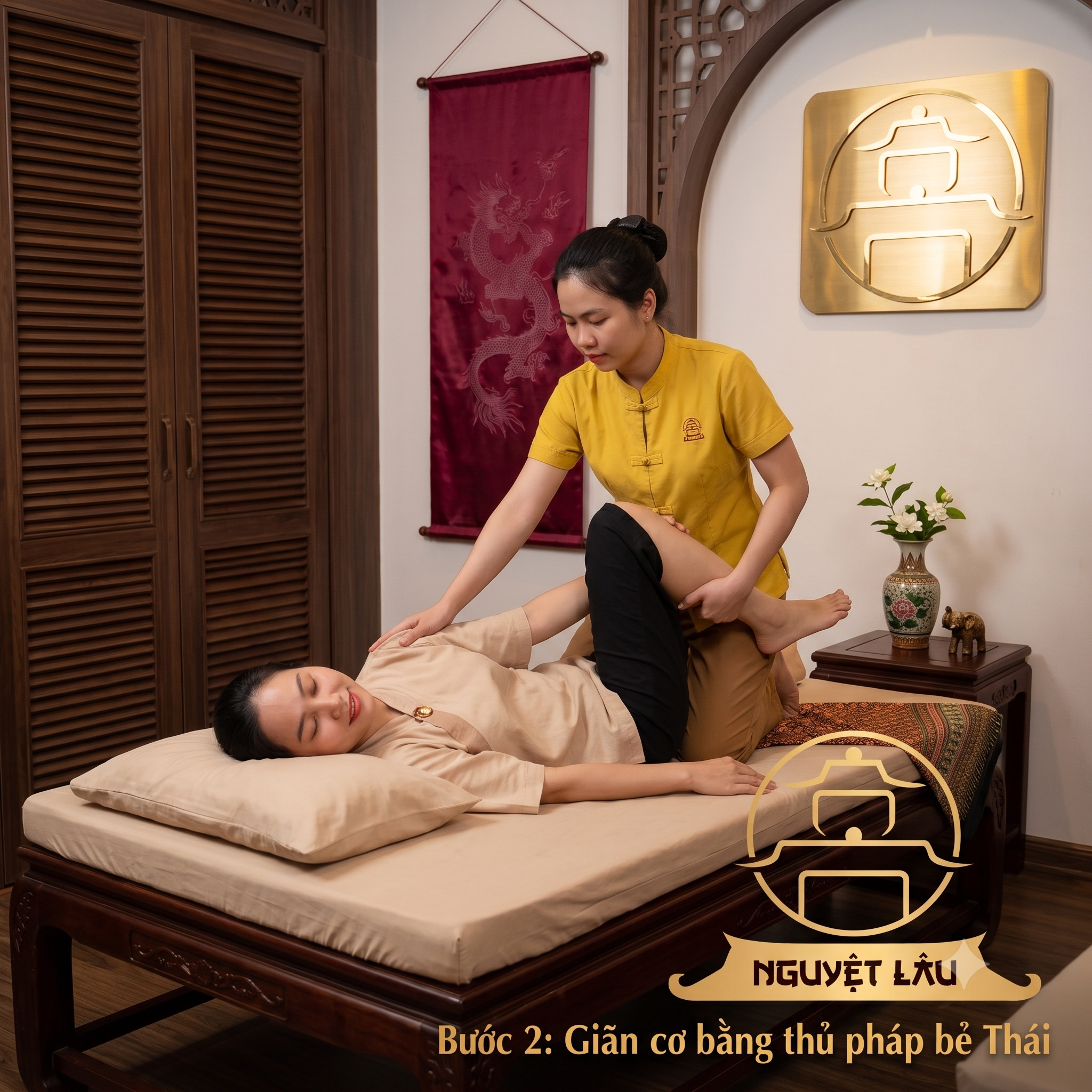 Bước 2 Quy Trình Massage Body Cổ Truyền Tại Nguyệt Lâu