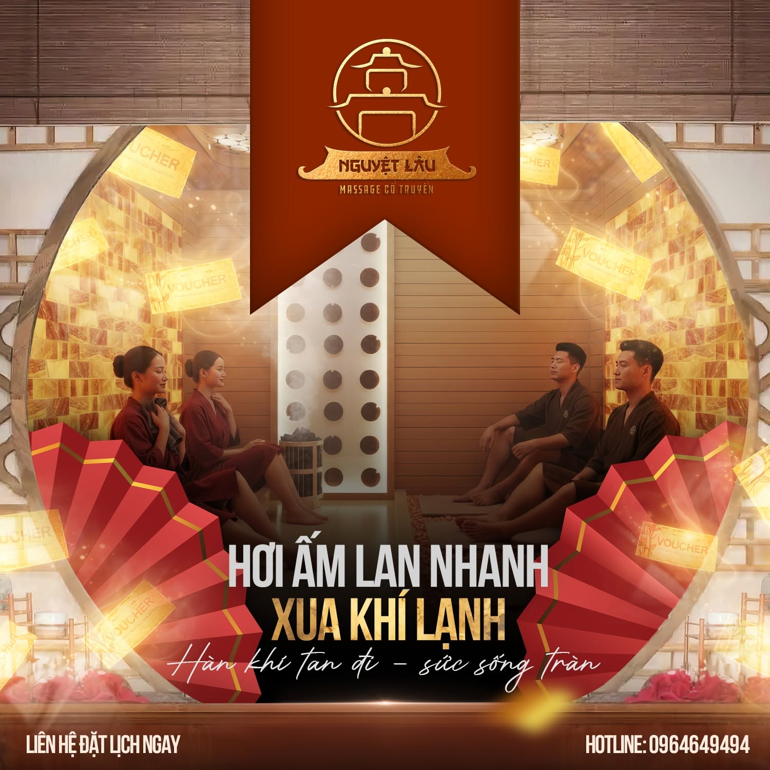 Combo 2 tại Massage Nguyệt Lâu